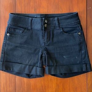 Delia’s Black Jean Shorts